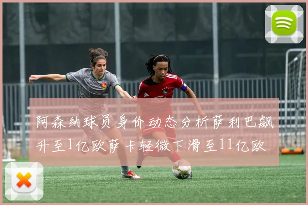 阿森纳球员身价动态分析萨利巴飙升至1亿欧萨卡轻微下滑至11亿欧